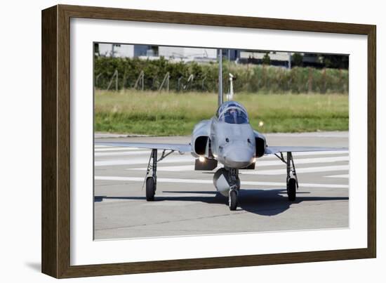 Swiss Air Force F-5E Tiger Recovering to Sion Air Base, Switzerland-null-Framed Photographic Print