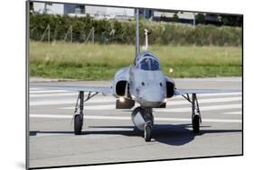 Swiss Air Force F-5E Tiger Recovering to Sion Air Base, Switzerland-null-Mounted Photographic Print