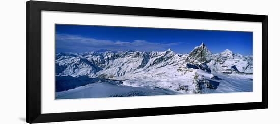 Swiss Alps from Klein Matterhorn, Switzerland-null-Framed Photographic Print