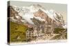 Swiss Alps, Jungfrau and Kleine Schneidegg-null-Stretched Canvas