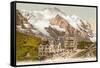 Swiss Alps, Jungfrau and Kleine Schneidegg-null-Framed Stretched Canvas