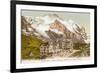 Swiss Alps, Jungfrau and Kleine Schneidegg-null-Framed Premium Giclee Print