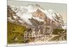 Swiss Alps, Jungfrau and Kleine Schneidegg-null-Mounted Premium Giclee Print