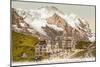 Swiss Alps, Jungfrau and Kleine Schneidegg-null-Mounted Art Print