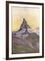 Swiss Alps, Matterhorn-null-Framed Art Print