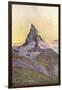 Swiss Alps, Matterhorn-null-Framed Art Print