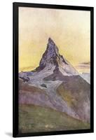 Swiss Alps, Matterhorn-null-Framed Art Print