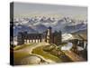 Swiss Alps: on the Rigi Summit, with the Bernese Alps in the Distance-null-Stretched Canvas