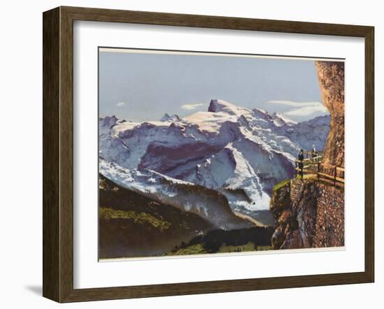 Swiss Alps: on the Stanserhorn-null-Framed Photographic Print