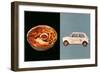 Swiss Chalet Delivers Barbecue-null-Framed Art Print