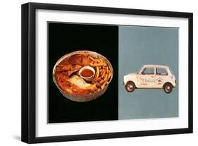 Swiss Chalet Delivers Barbecue-null-Framed Art Print