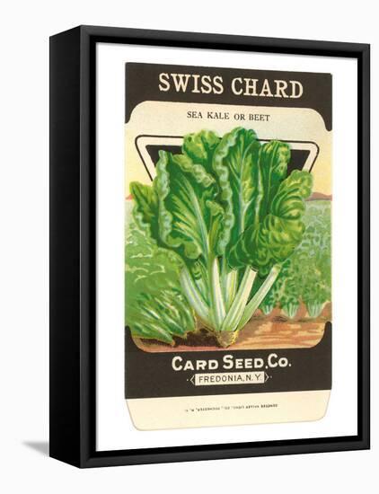 Swiss Chard Seed Packet-null-Framed Stretched Canvas