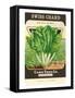 Swiss Chard Seed Packet-null-Framed Stretched Canvas