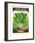 Swiss Chard Seed Packet-null-Framed Art Print