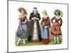 Swiss Costumes, 15th-16th Century-Edward May-Mounted Giclee Print