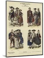 Swiss Costumes, Late 18th Century-null-Mounted Giclee Print