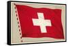 Swiss Flag-null-Framed Stretched Canvas