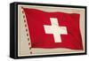 Swiss Flag-null-Framed Stretched Canvas