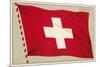 Swiss Flag-null-Mounted Art Print