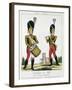 Swiss Guard, Tambour and Fife Players, C.1790 (Colour Litho)-French-Framed Giclee Print