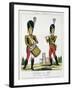 Swiss Guard, Tambour and Fife Players, C.1790 (Colour Litho)-French-Framed Giclee Print