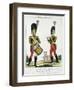 Swiss Guard, Tambour and Fife Players, C.1790 (Colour Litho)-French-Framed Premium Giclee Print