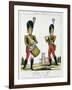 Swiss Guard, Tambour and Fife Players, C.1790 (Colour Litho)-French-Framed Giclee Print