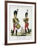 Swiss Guard, Tambour and Fife Players, C.1790 (Colour Litho)-French-Framed Giclee Print