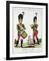 Swiss Guard, Tambour and Fife Players, C.1790 (Colour Litho)-French-Framed Giclee Print