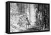 Swiss Guards and French Soldiers at the Vatican-Constantin Guys-Framed Stretched Canvas