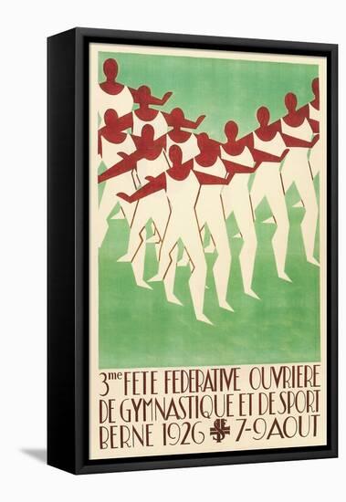 Swiss Gymnastic Poster-null-Framed Stretched Canvas