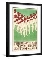 Swiss Gymnastics Poster-null-Framed Giclee Print