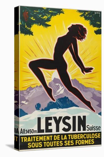 Swiss Hospital Leysin Cures Tuberculosis In All Its Forms-Leysin-Stretched Canvas