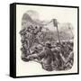 Swiss Infantry in the 15th Century-Pat Nicolle-Framed Stretched Canvas