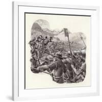 Swiss Infantry in the 15th Century-Pat Nicolle-Framed Giclee Print