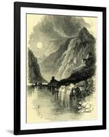 Swiss Lake Switzerland-null-Framed Giclee Print