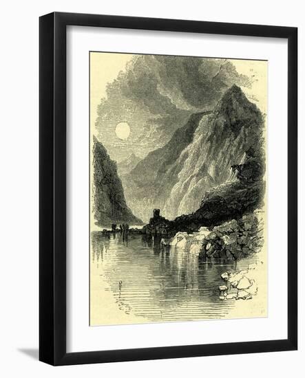 Swiss Lake Switzerland-null-Framed Giclee Print