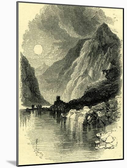Swiss Lake Switzerland-null-Mounted Giclee Print