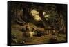 Swiss Landscape-Gerard Bilders-Framed Stretched Canvas