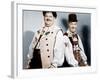 Swiss Miss, L-R: Oliver Hardy, Stan Laurel (AKA Laurel and Hardy), 1938-null-Framed Photo