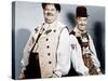 Swiss Miss, L-R: Oliver Hardy, Stan Laurel (AKA Laurel and Hardy), 1938-null-Stretched Canvas
