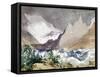 Swiss Mountain Landscape, 19th Century-John Ruskin-Framed Stretched Canvas