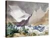 Swiss Mountain Landscape, 19th Century-John Ruskin-Stretched Canvas