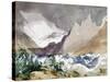 Swiss Mountain Landscape, 19th Century-John Ruskin-Stretched Canvas