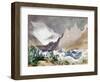 Swiss Mountain Landscape, 19th Century-John Ruskin-Framed Giclee Print