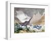 Swiss Mountain Landscape, 19th Century-John Ruskin-Framed Giclee Print