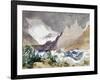 Swiss Mountain Landscape, 19th Century-John Ruskin-Framed Giclee Print