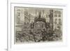 Swiss National Festival at Geneva, Meeting of the Cantons, Rue Du Mont Blanc-null-Framed Giclee Print