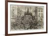 Swiss National Festival at Geneva, Meeting of the Cantons, Rue Du Mont Blanc-null-Framed Giclee Print