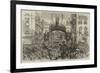 Swiss National Festival at Geneva, Meeting of the Cantons, Rue Du Mont Blanc-null-Framed Giclee Print